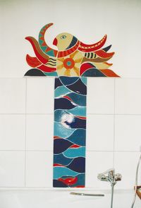 Buntes Keramikbild, Mosaik